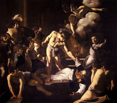 The Martyrdom of Saint Matthew by Michelangelo Merisi Caravaggio